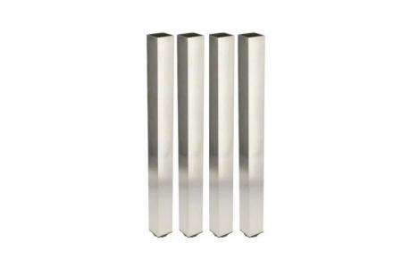 АКСЕСОАРИ за МЕБЕЛИ - Set 4 picioare masa NM-60R H710 mm, 60x60 mm, inox