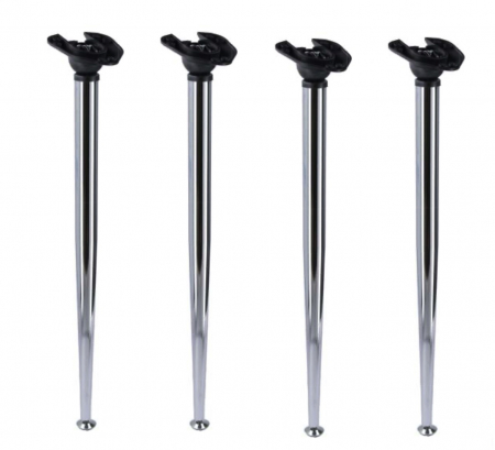 Picioare masa/ birou - Set 4 picioare masa X-Line, ajustabile, H710 mm, crom