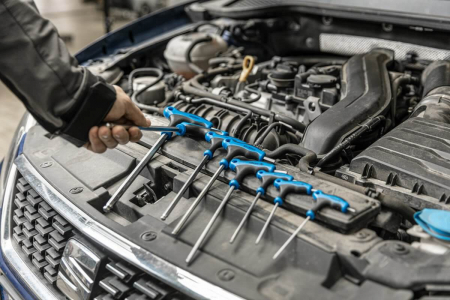 Set 8 chei hexagonale (imbus) cu maner T, 2.5-10 mm [1]