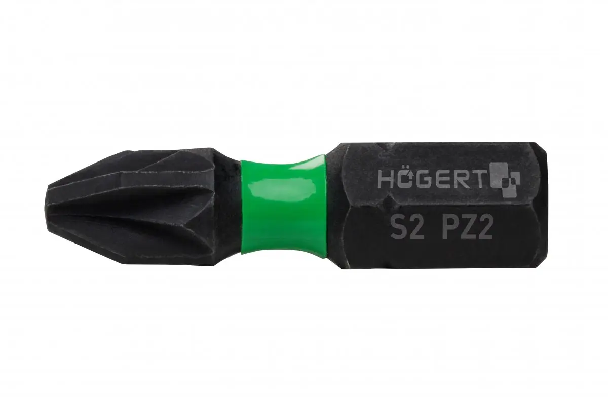 Накрайници за отвертка - Set biti PZ2 25 mm, 20 buc