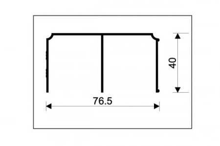 Sina superioara culisare Gemini Decor, 3 m, gold [1]