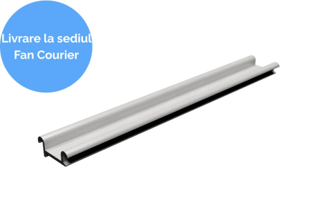 Systemy przesuwne - Sina superioara culisare OVERLINE, 4.05 m, gri