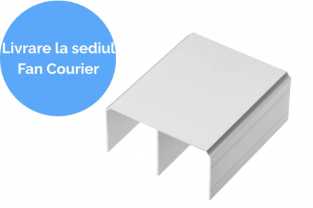 Sina superioara din aluminiu pentru dressing, 4 m, gri