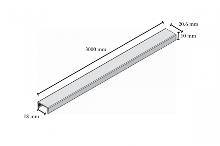 Sistem culisare NERO, 3 usi, max. 3000 x 2700 mm, pal 18 mm, soft-close, negru mat [5]