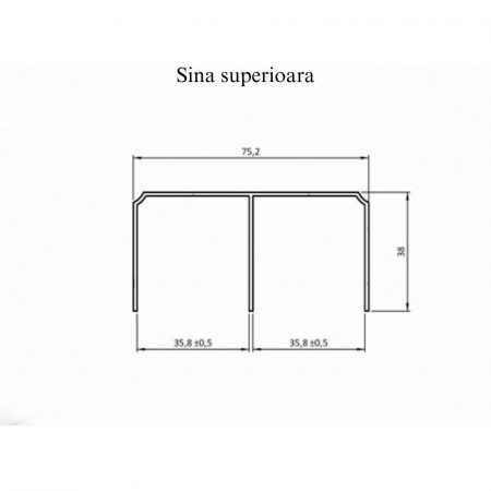 Sistem culisare NERO, 3 usi, max. 3000 x 2700 mm, pal 18 mm, soft-close, negru mat [3]