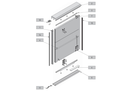 Sistem usi culisante ERGO, 18 mm, negru mat [2]