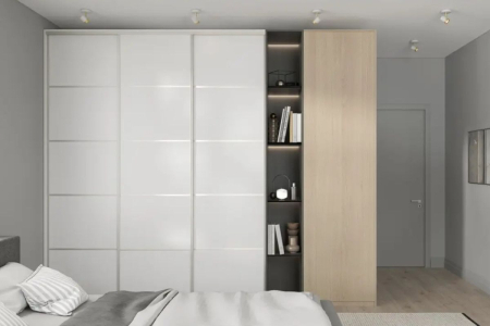 SISTEME USI DRESSING - Sistem usi culisante NERO, 18/4 mm, gri