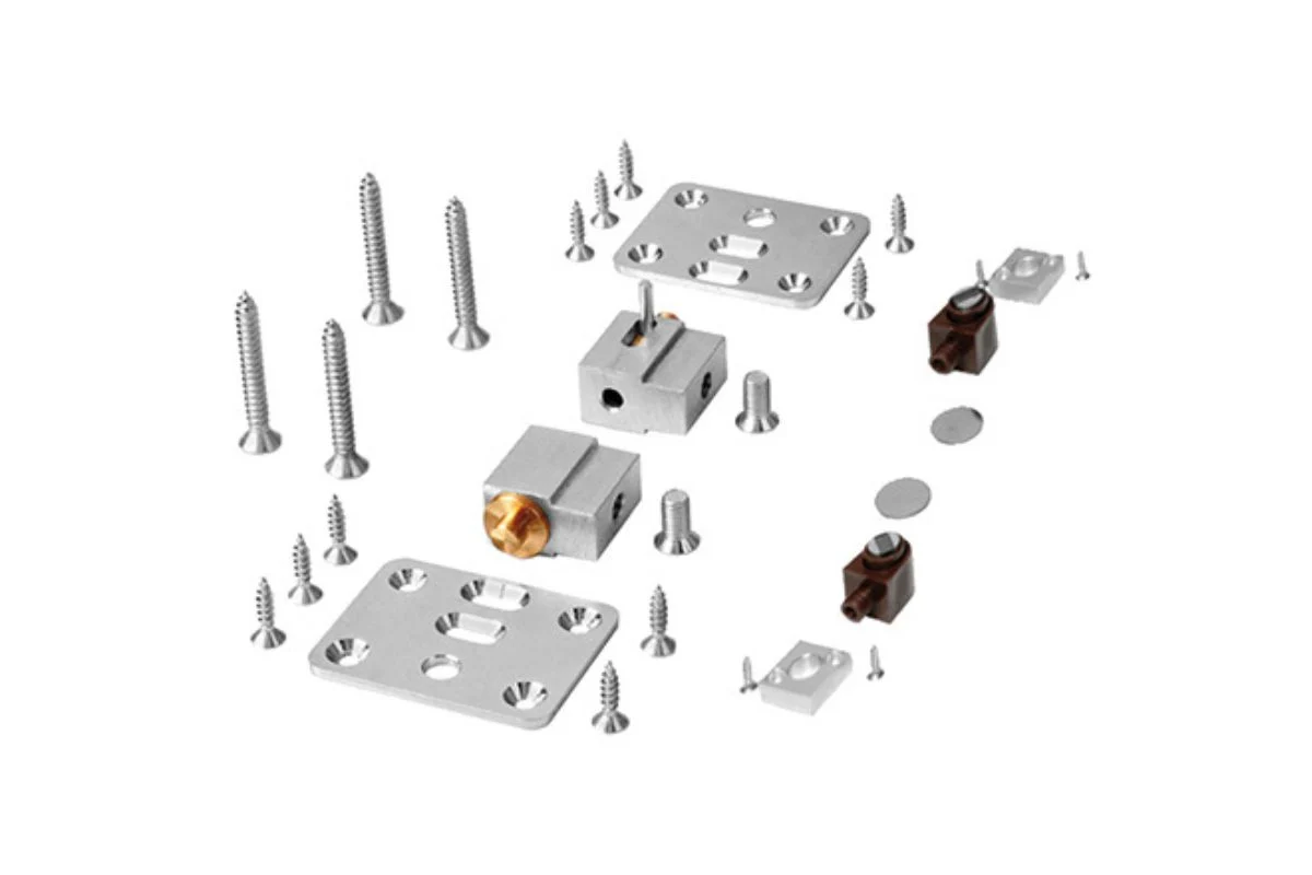 Sistem usi sticla cu balamale OXFORD, 10 mm, negru [2]
