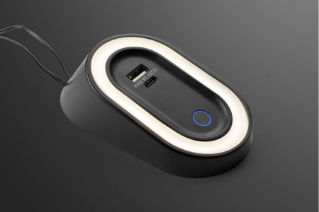 Spot LED Elipso cu intrerupator touch, USB A+C, 12V, 2.5W, 80 lm, dimabil, 4000K, lumina neutra, negru [8]