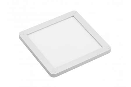 Spot LED Vegas Duo 3W, 100x100 mm, lumina calda si rece, cablu 2 ml inclus [0]