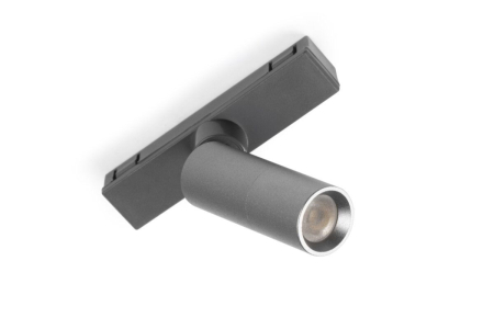 Benzi LED - Spot TRACKO ROUND 1, 24V, 1.5W, IP20, 3000K, lumina calda, antracit