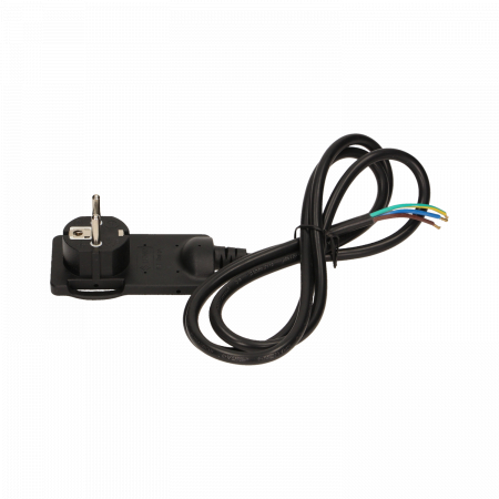 Stecher plat cu cablu 1.5 m, negru [2]