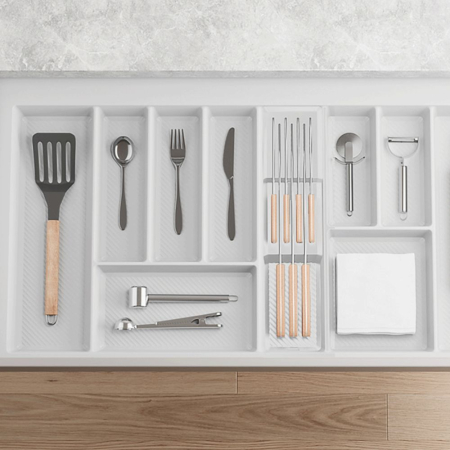 Suport cutite MAX, alb [1]