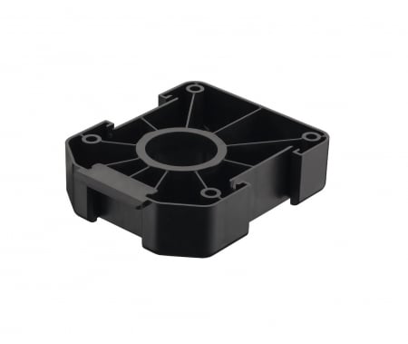 ОБКОВ за МЕБЕЛИ - Suport fixare picior AXILO 78, H25 mm, plastic, negru