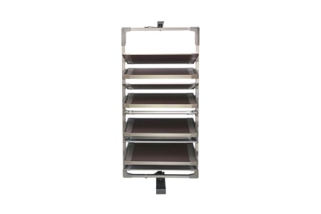 Wyposażenie garderoby - Suport pantofi rotativ ROYAL, 10 rafturi, H 1695-1795 mm