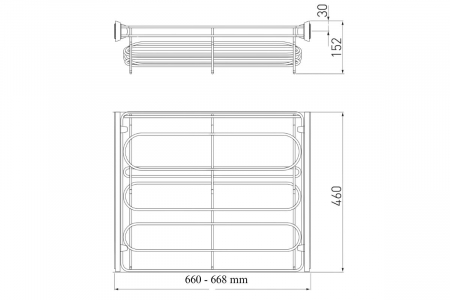 Suport pantofi SMART 700 mm, soft-close, antracit [2]