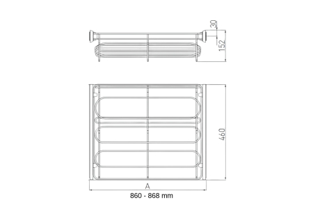 Suport pantofi SMART 900 mm, soft-close, alb [3]