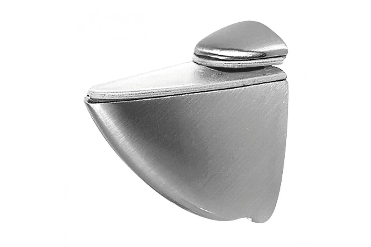 ОБКОВ за МЕБЕЛИ - Suport polita (raft) sticla PELIKAN Mediu 75x55 mm, crom