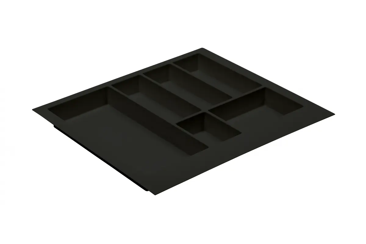 Suport tacamuri 600 mm Axispace, plastic, negru mat