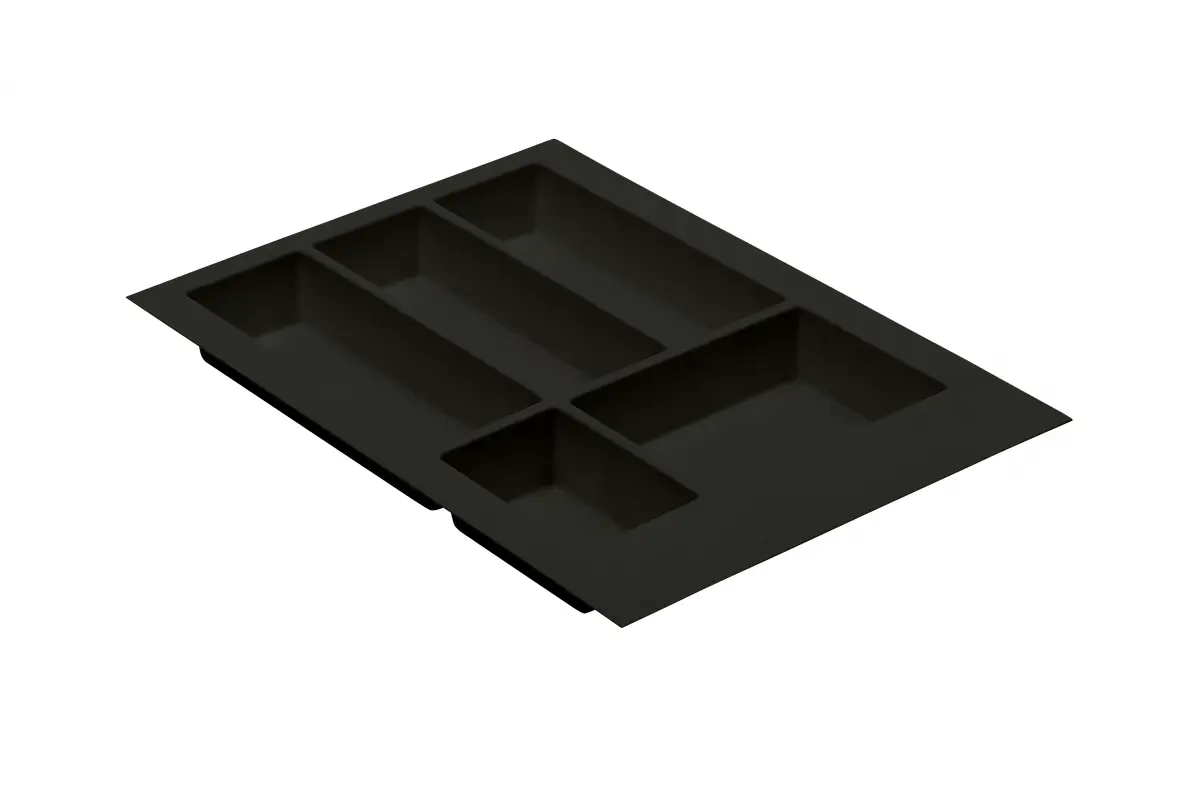 Suport tacamuri Axispace, plastic, negru mat [0]