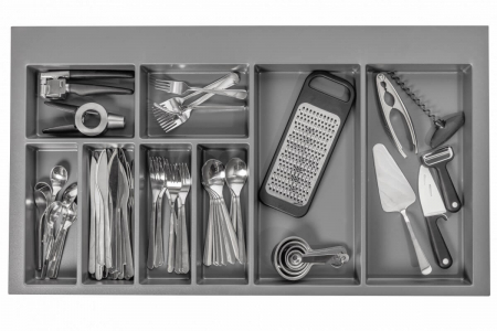 Suport tacamuri 600 mm Axispace, plastic, antracit [2]