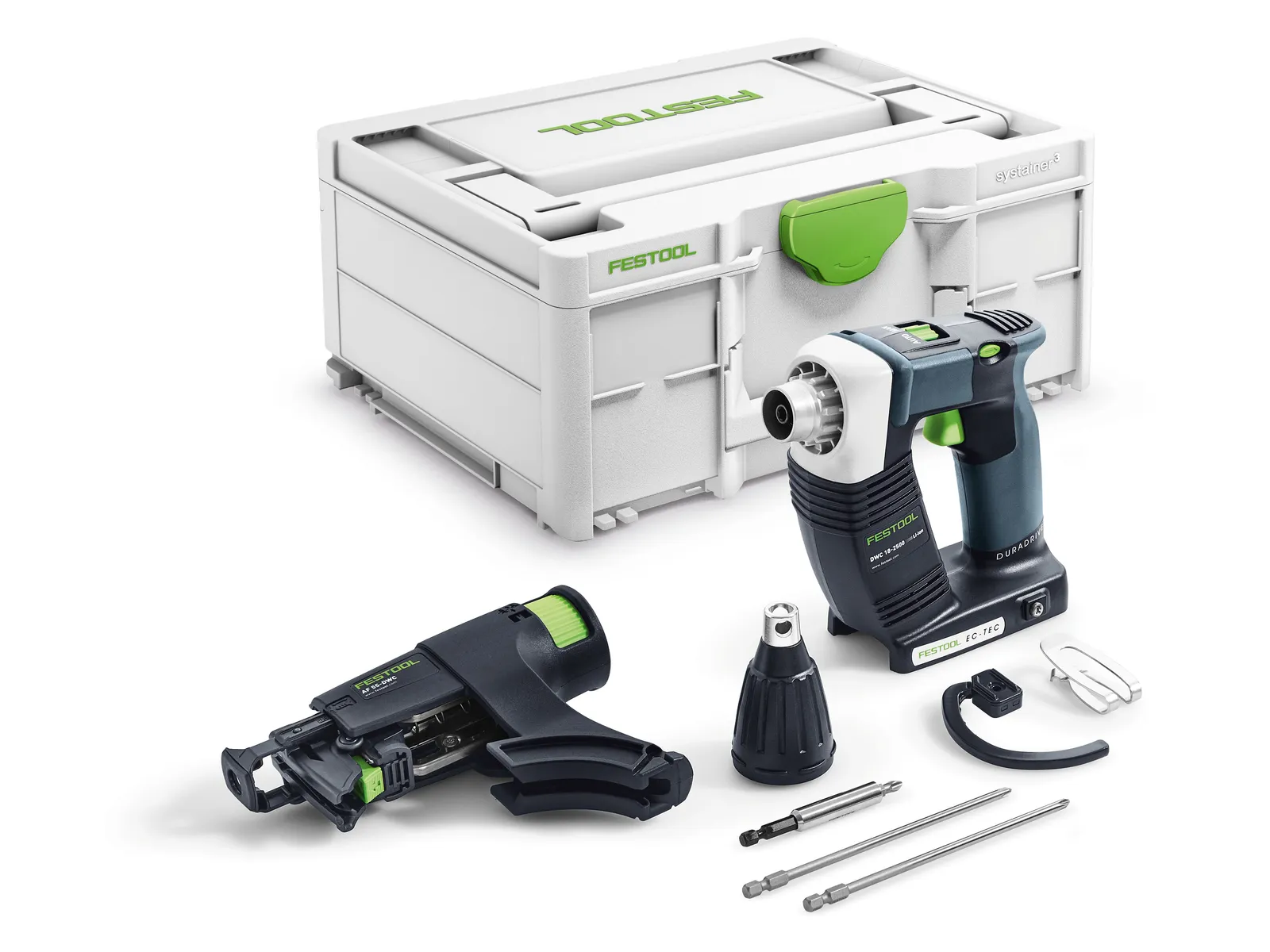 Masini de insurubat si gaurit - Surubelnita cu acumulator pentru constructii DWC 18-2500 Basic DURADRIVE