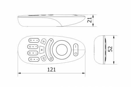 Telecomanda RGB cu 4 zone [1]