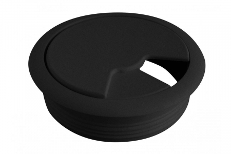 Trecere cabluri Ø60 mm, plastic, negru mat