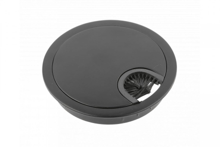 Trecere cabluri Ø80 mm, negru mat