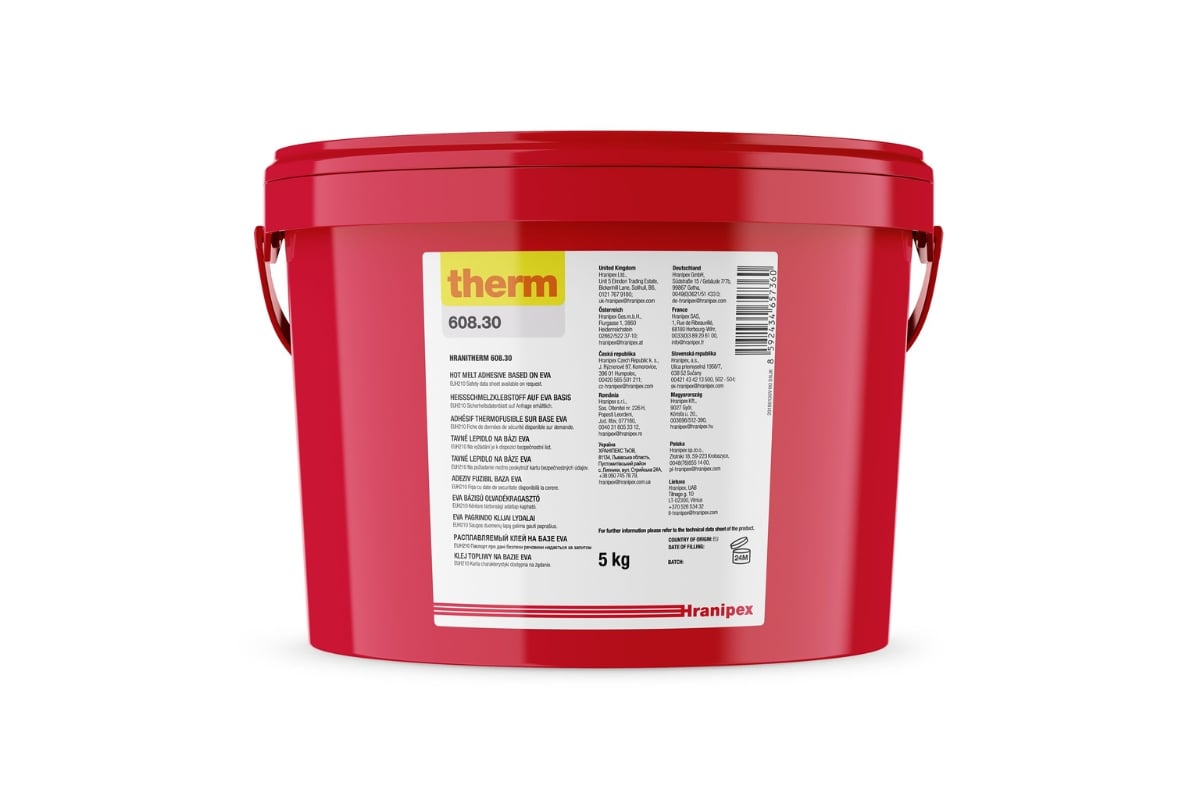 Adeziv cant HRANITHERM 608.30, transparent, granule, 5 kg