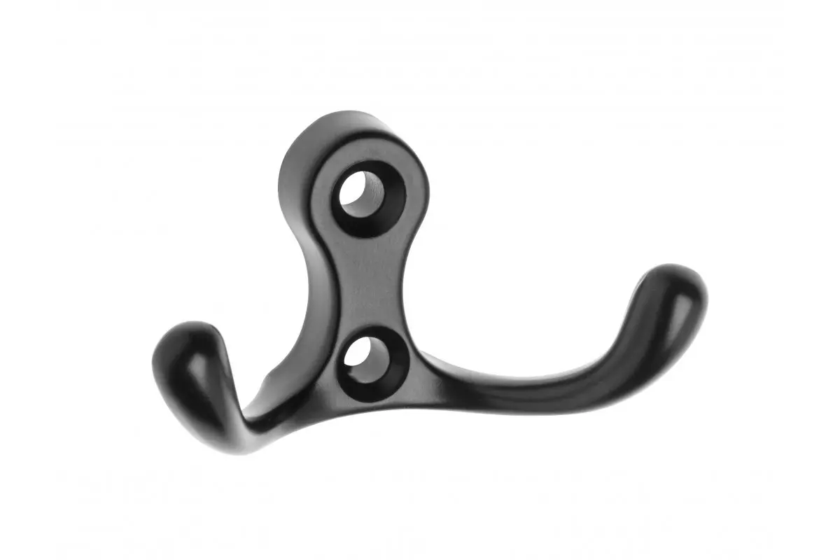 Agatatoare cuier K24 C0, 56x30 mm, negru mat