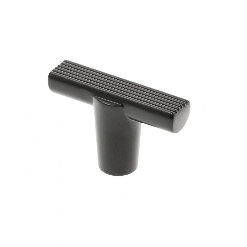 Buton mobila RAY 40x25 mm, negru mat