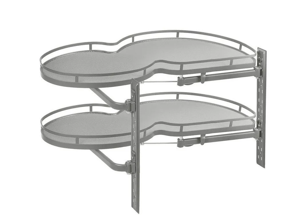 Cos Jolly carusel pentru colt, deschidere dreapta, corp mobilier 900 mm, antracit 900 mm
