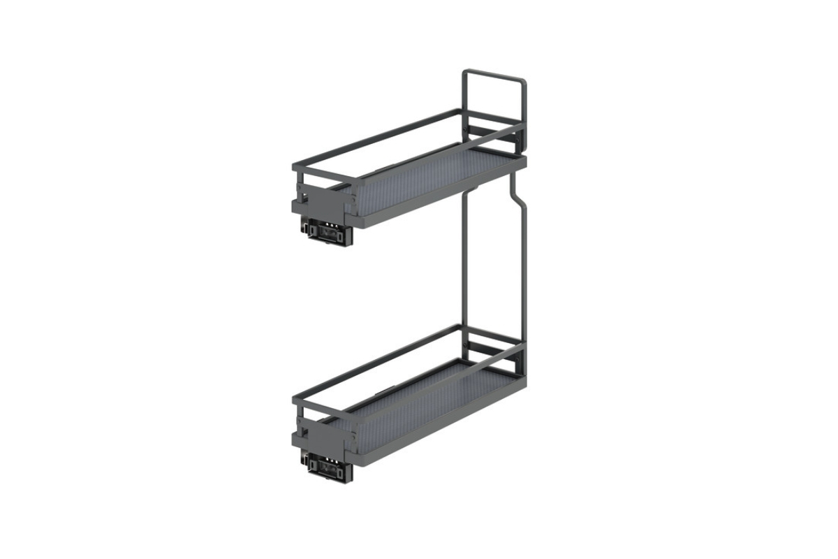 Cos jolly PREMIUM 200 mm, soft-close, extragere totala, antracit 200 mm