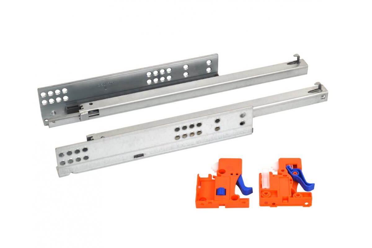 Glisiera Modern Slide 500 mm, soft-close, extractie partiala, pal 18 mm, 25 kg 500 mm