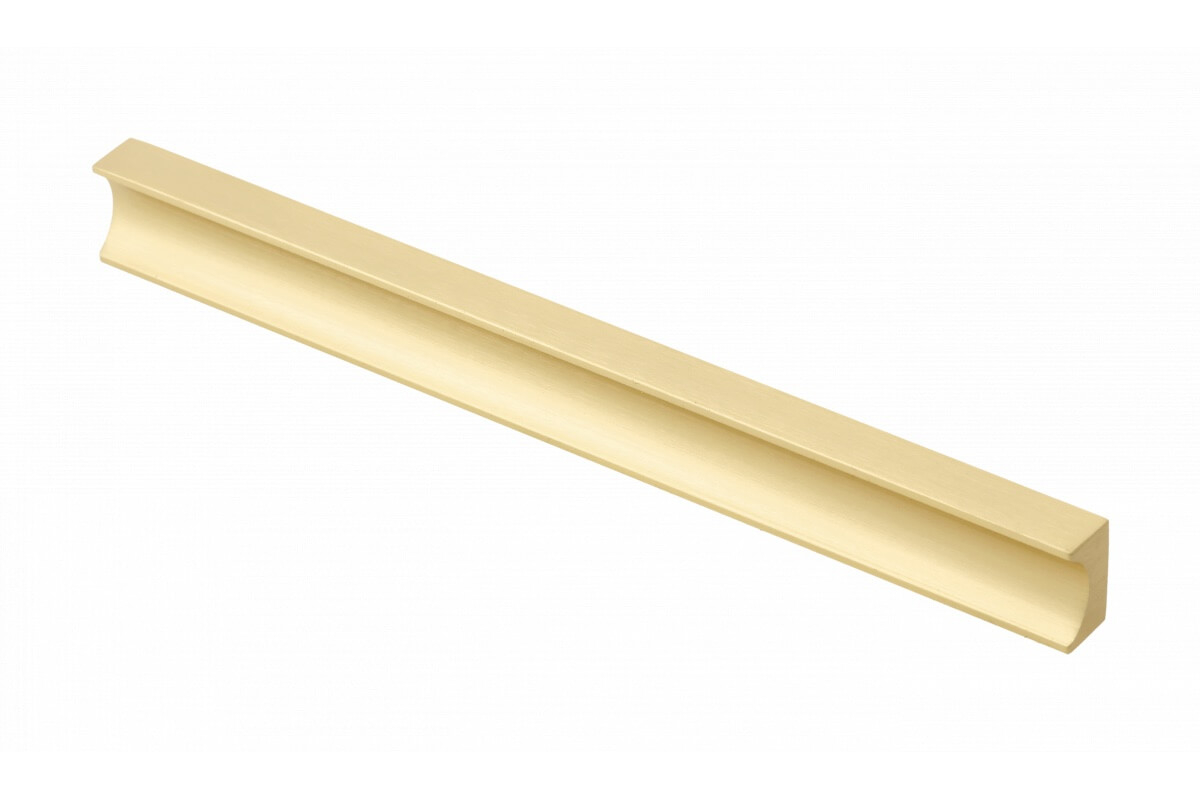 Maner mobila GROOVE 160 mm, brushed gold 160 mm