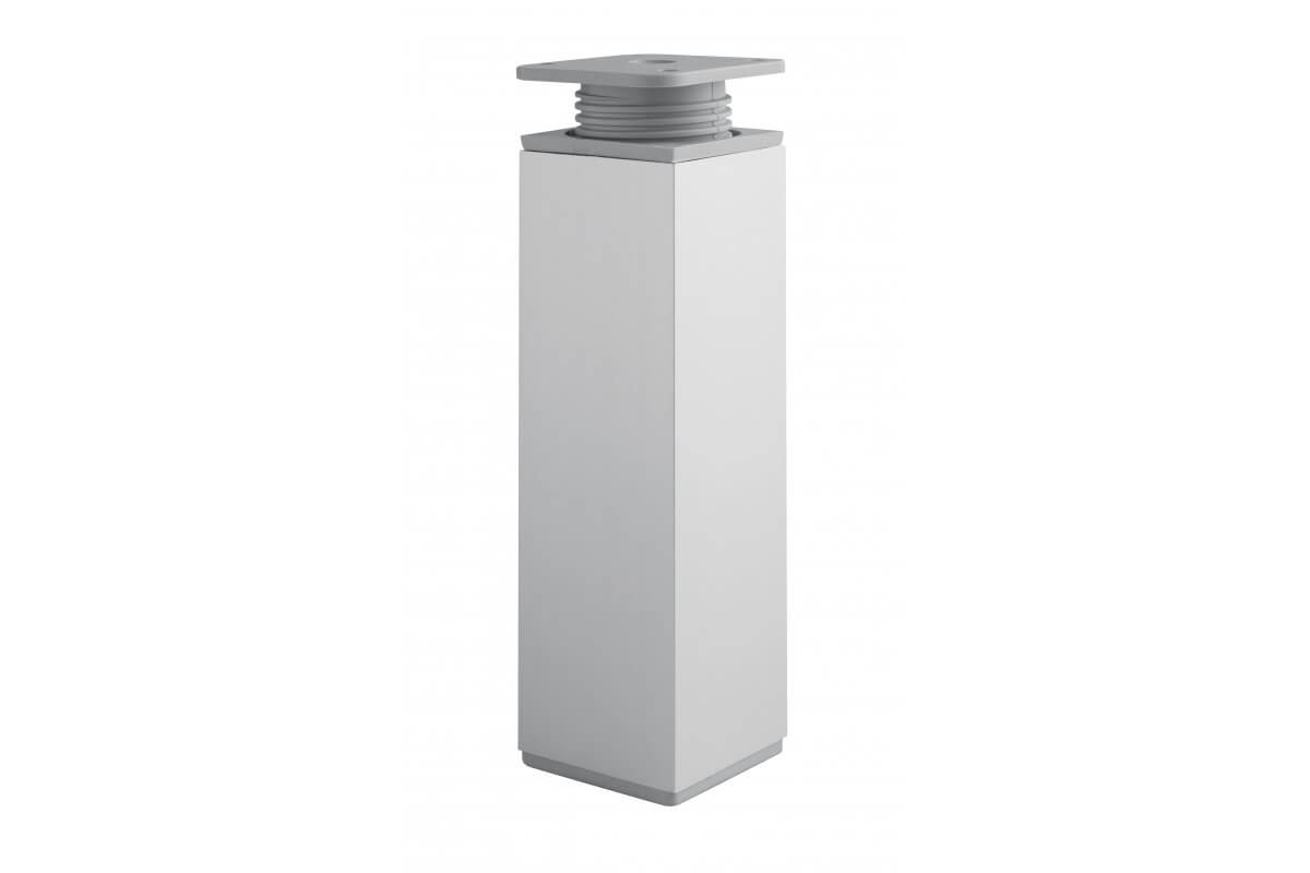 Picior mobila DAK-27 H80 mm, 40x40 mm, aluminiu 80 mm