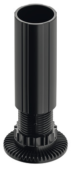 Picior mobila reglabil AXILO 48, H120 mm, plastic, 150 kg, negru 120 mm