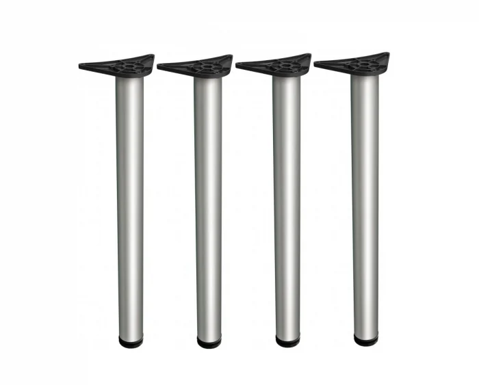 Set 4 picioare masa birou A6 870 mm, aluminiu