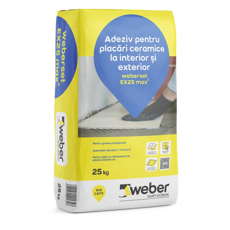 Adeziv gresie si faianta Weber set EX25 max2 [1]