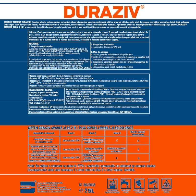Duraziv Amorsa Alba 2 in 1 - primul strat [2]