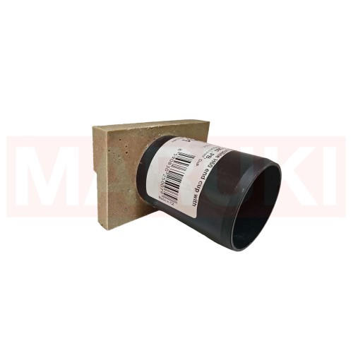 Placa de capat cu stut ACO Euroline 60 pentru rigola din beton cu polimeri Ø 60 mm [1]