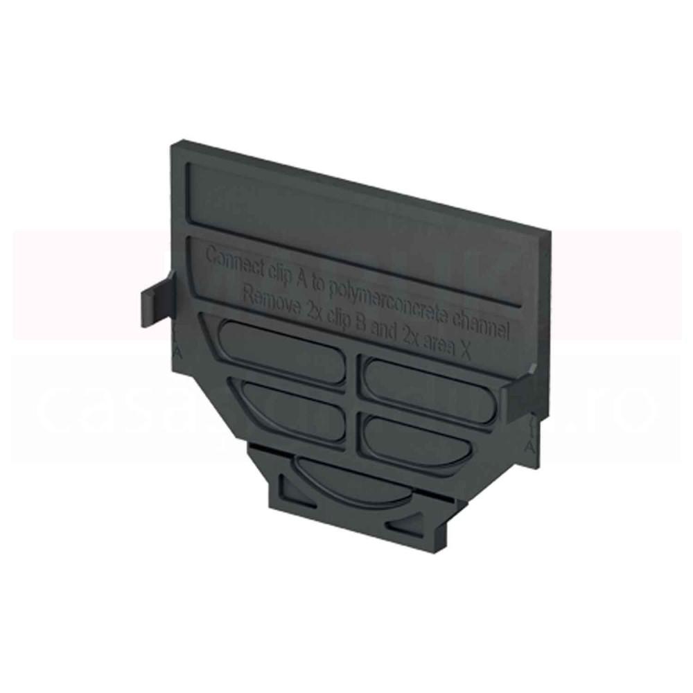 Placa de capat din polipropilena, pentru rigola ACO Self Euroline 100 si ACO Self Hexaline [1]