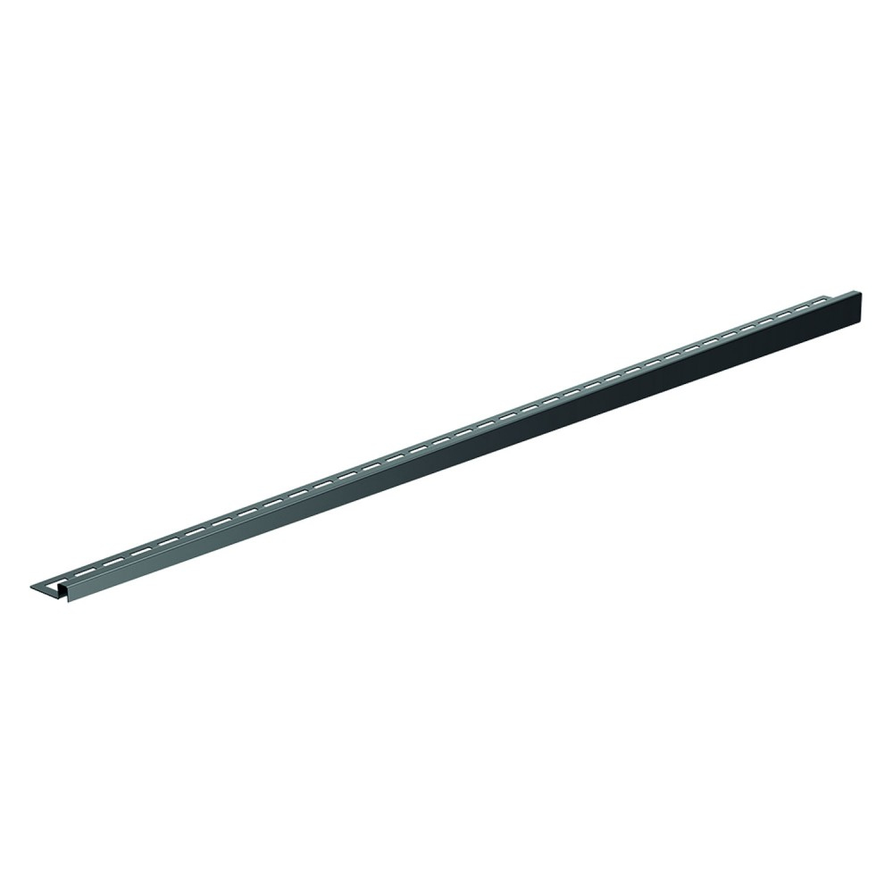 Profil din inox pentru compensare panta dus, ACO ShowerStep, stanga, lungime 1490mm, inaltime 10mm, finisaj negru mat [1]