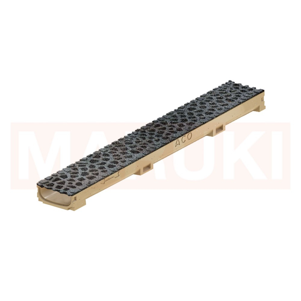 Rigola ACO Self Euroline 60 din beton cu polimeri, gratar tip Voronoi din fonta culoare Diamant, lungime 100cm [1]