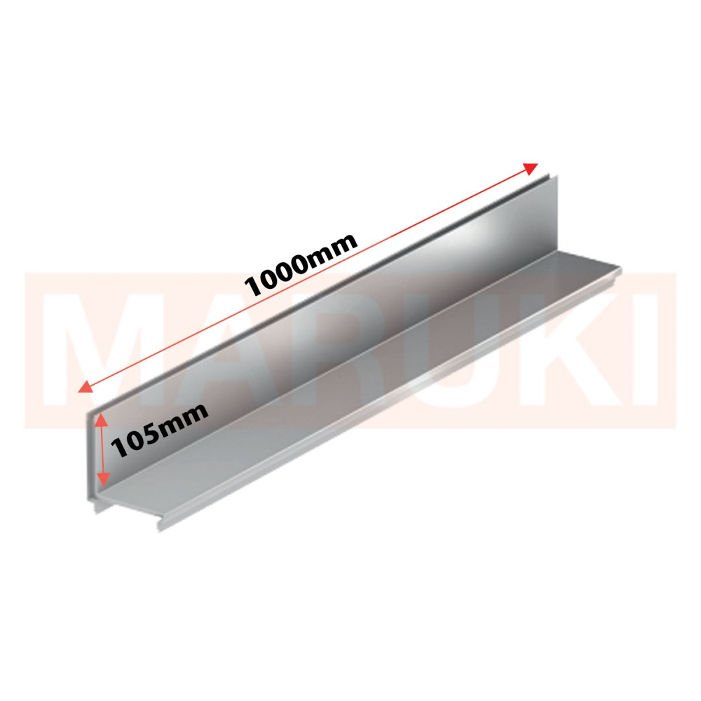 Rigola ACO Self Euroline din beton cu polimeri, gratar tip fanta h=10.5cm, din otel zincat, lungime 100cm [2]