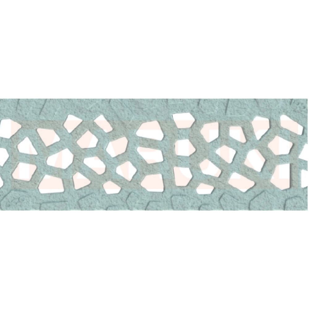 Rigola ACO Self Euroline din beton cu polimeri, gratar tip Voronoi din fonta culoare Perle, lungime 100cm [2]