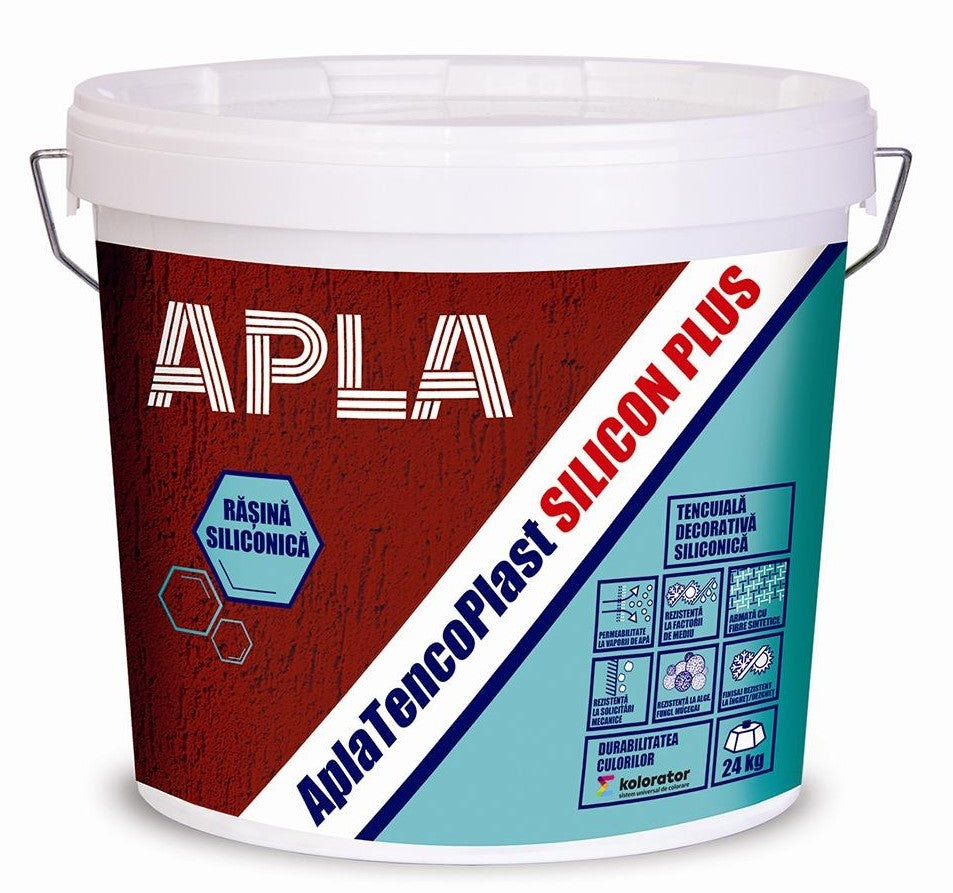 Tencuiala decorativa structurata Apla Tencoplast silicon plus [1]