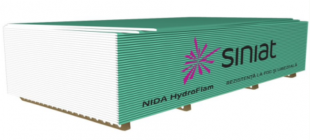 Gips Carton - Placa gips-carton NIDA HYDROFLAM 12,5mm