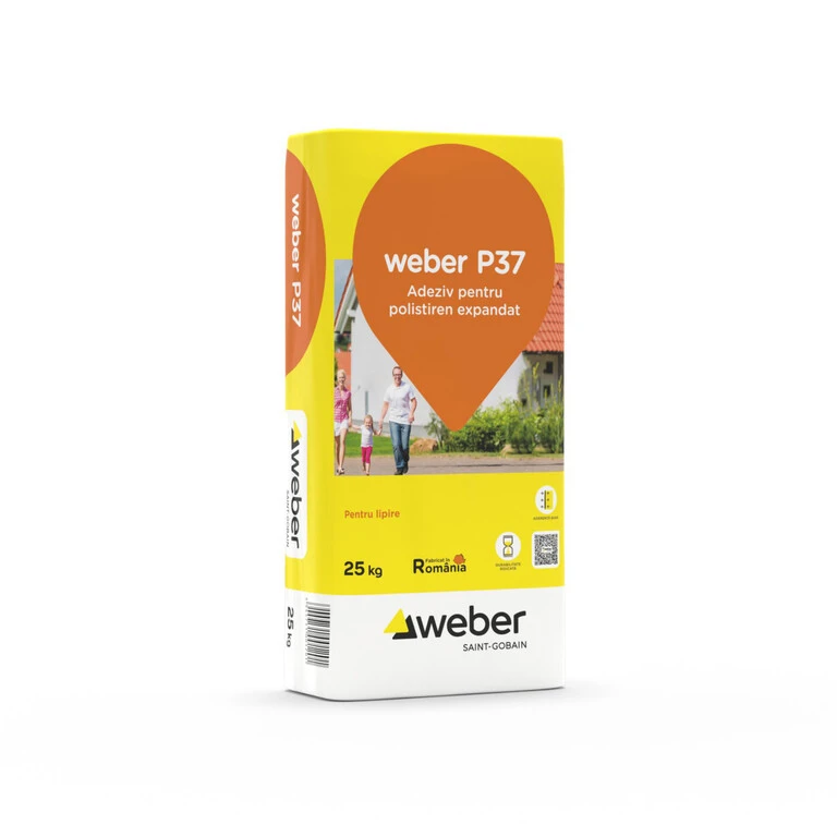 Adezivi - Weber P37 Adeziv pentru lipirea polistirenului expandat - 25 kg